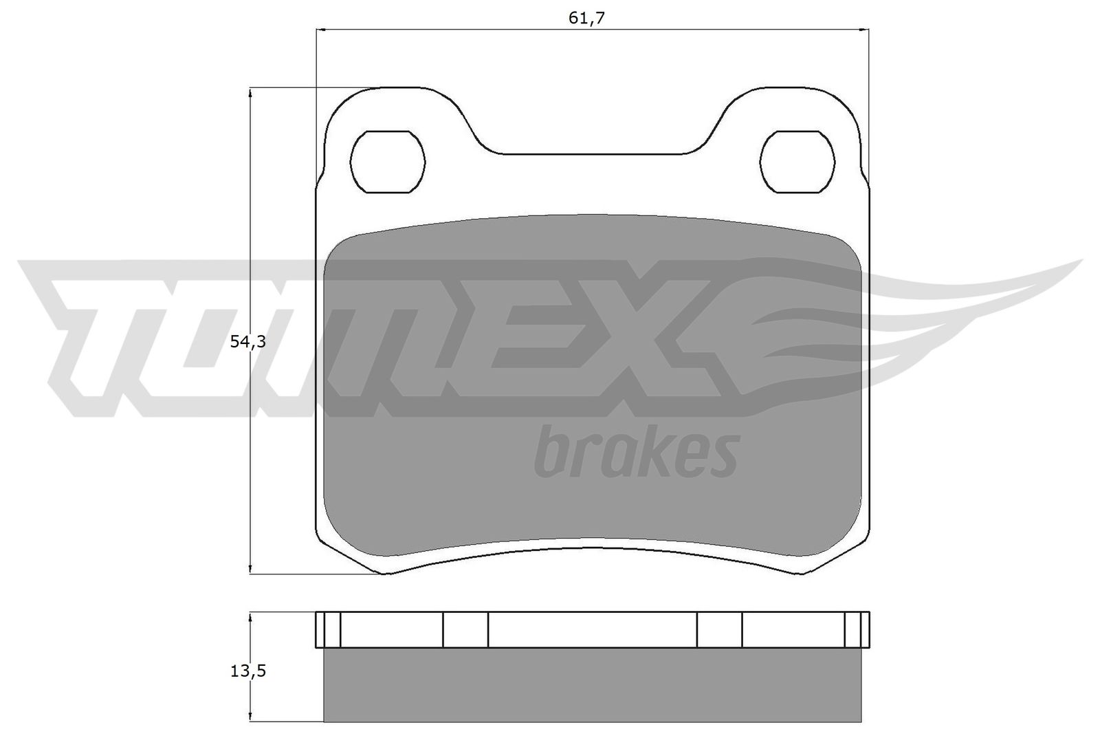 TOMEX Brakes TX 10-37 Sada...